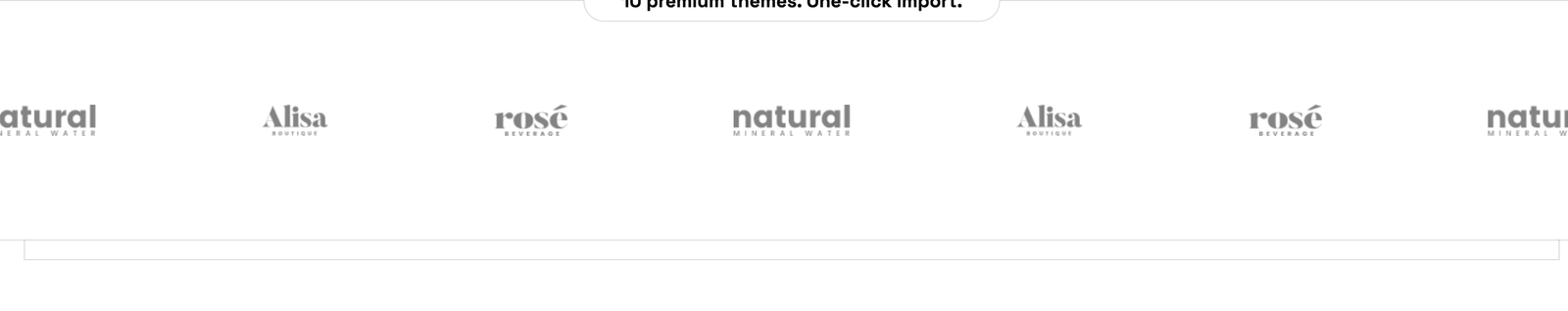 Brand Section on the live site