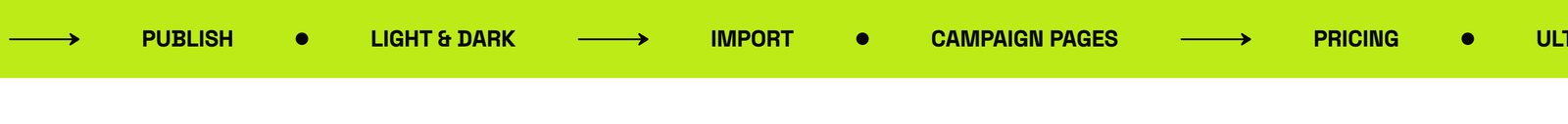 Text Slider on the live site